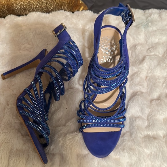 Vince Camuto dress shoe blue 71/2 - Picture 2 of 5